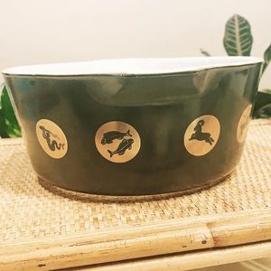 RARE Vintage Zodiac Pyrex Casserole Dish